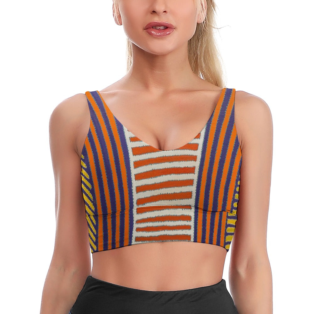 Women's Comfortable Texture Sports Bra
