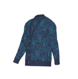 Rue de la Paix Jacquard Knit Cardigan - Versatile Cotton Blend