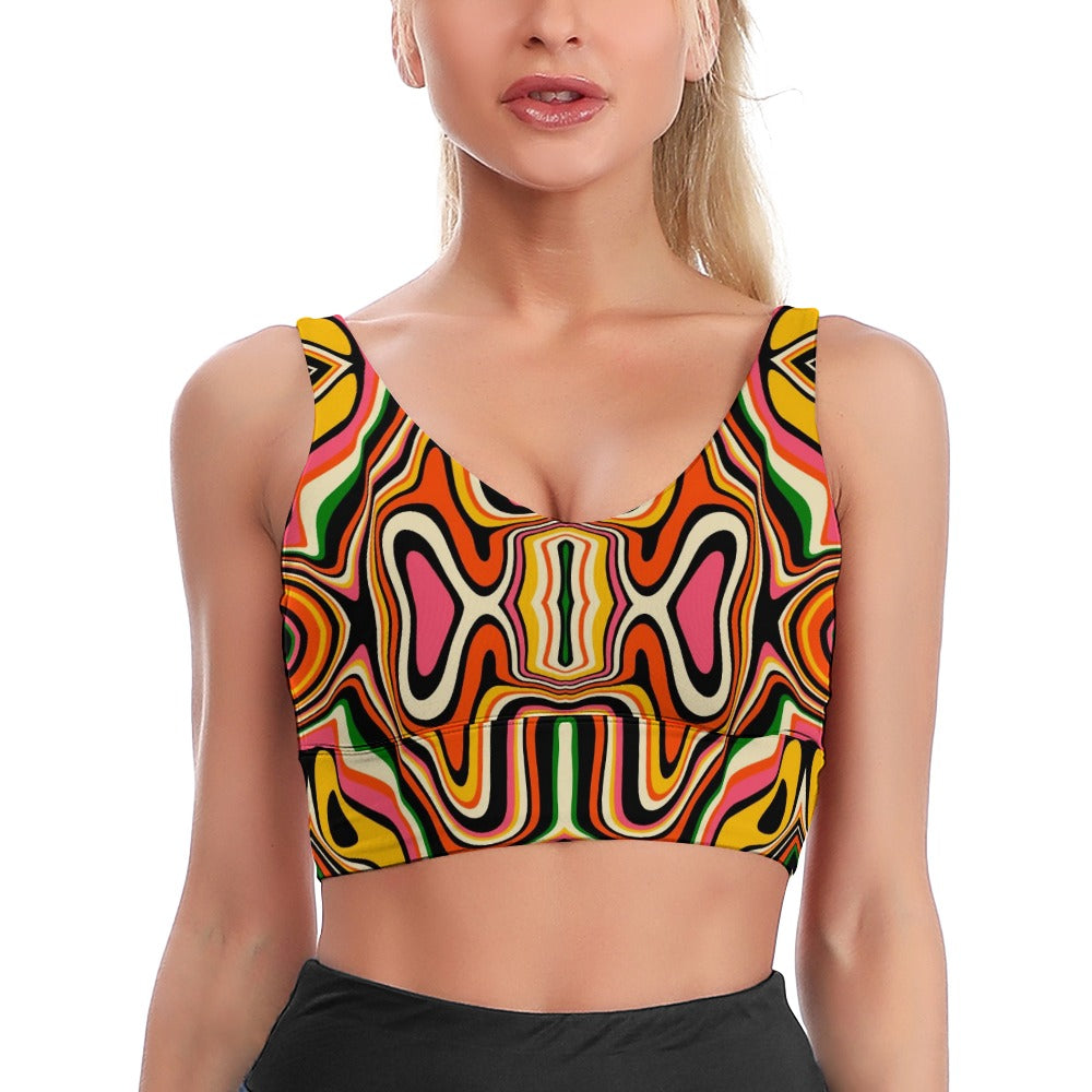 Women's Comfortable Texture Sports Bra