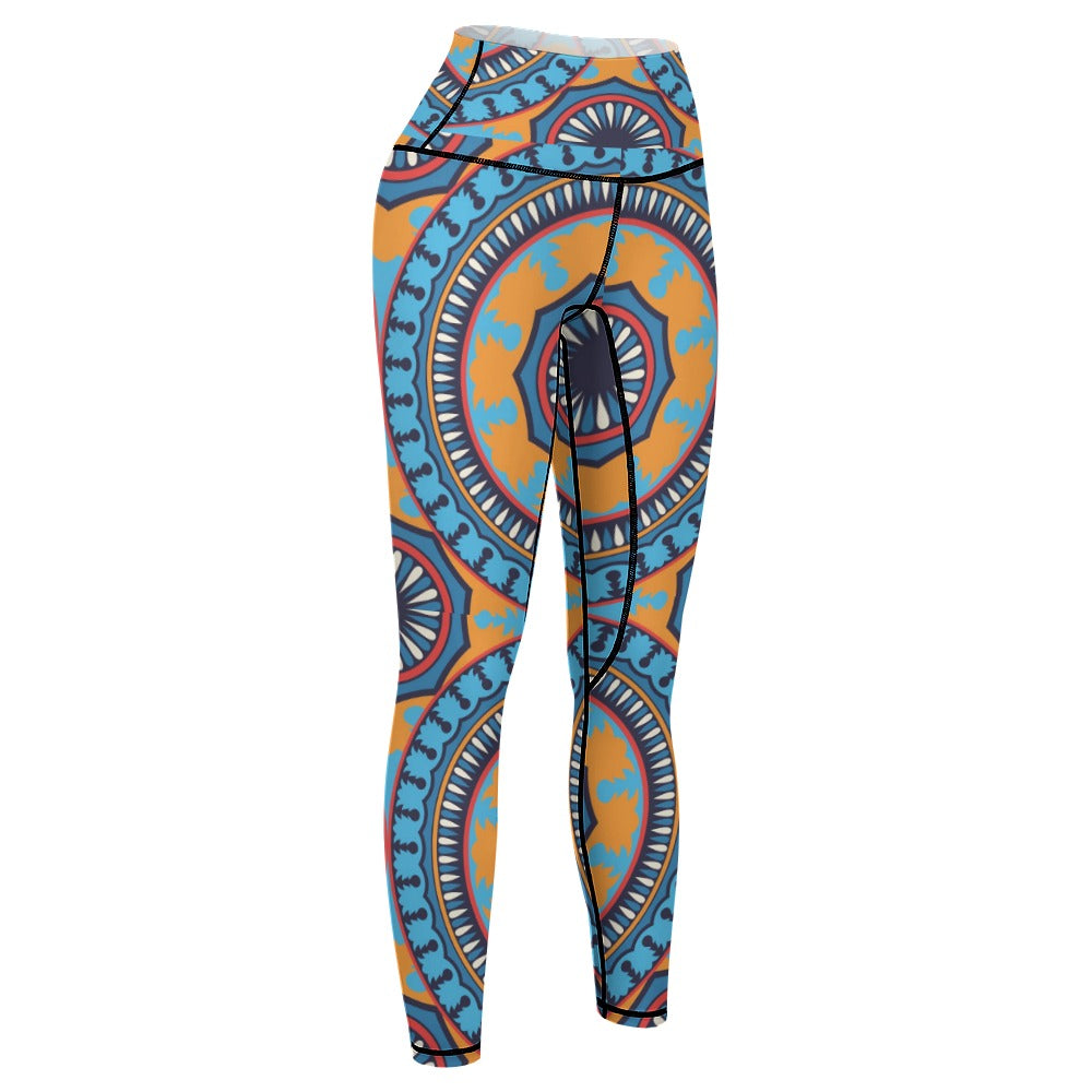 Nala WOMEN'S African Inspired YOGA LEGGINGS