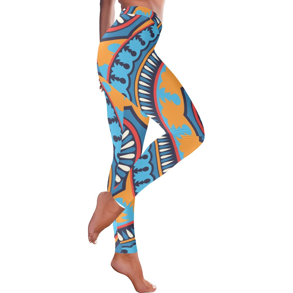 Women's  All-Over Low Rise Leggings (Model L05)