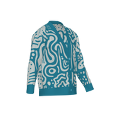 Bespoke Birdseye Jacquard Knit Cardigan