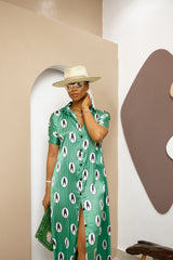Adaocha Silk Ankara Kaftan -Envío en 3 días