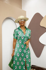 Adaocha Silk Ankara Kaftan -Envío en 3 días