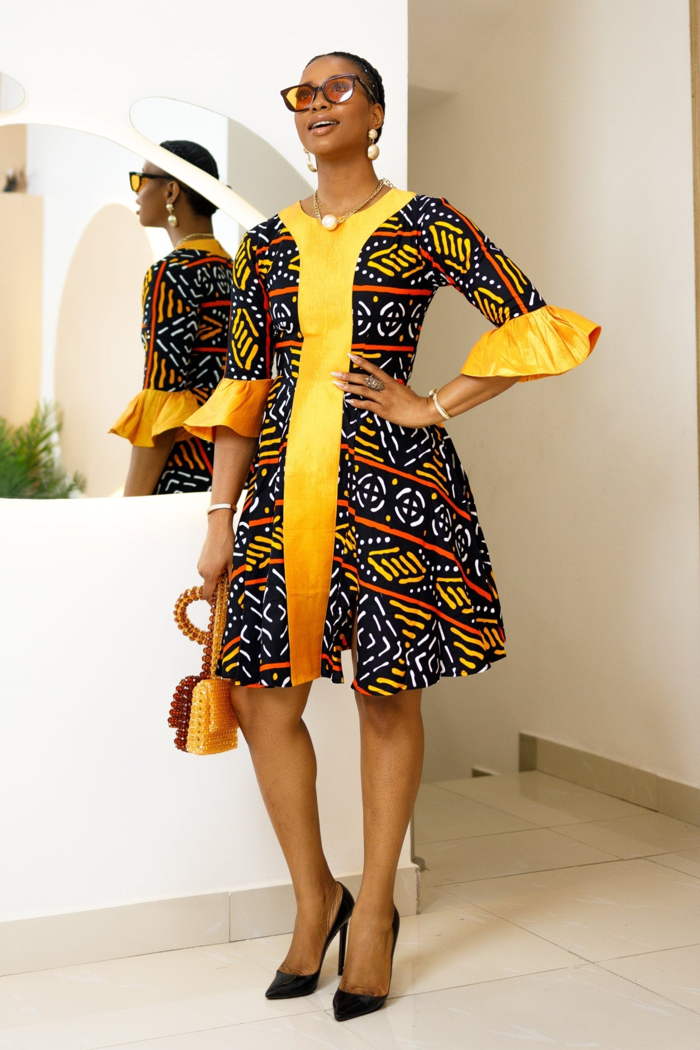 Afiaolu Midi Dress - FINAL SALE