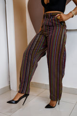 Pantalon cargo Okwa Aso Oke