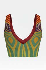 Zeya Womens African Inspired SPORTS BRA