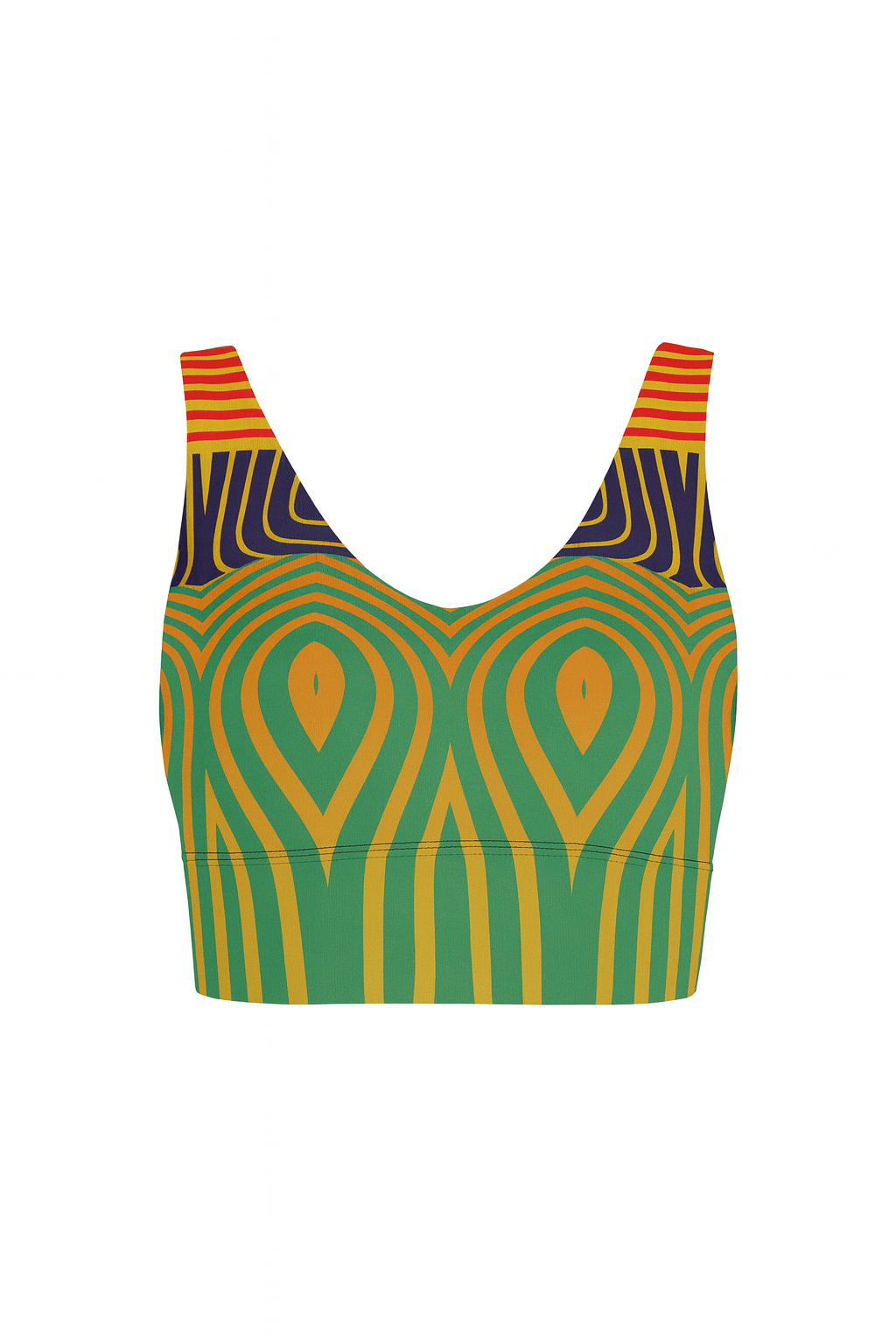 Zeya Womens African Inspired SPORTS BRA