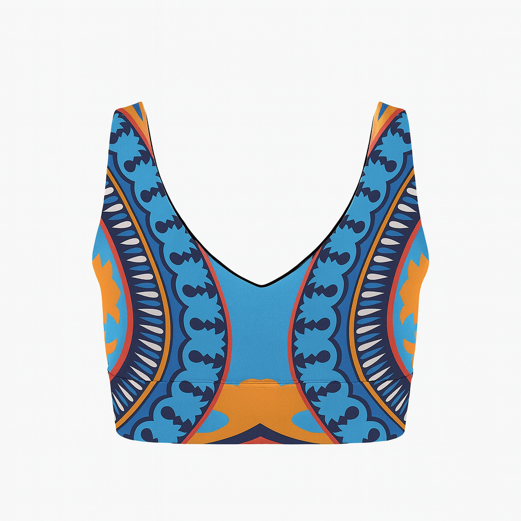 Nala Womens African Inspired SPORTS BRA