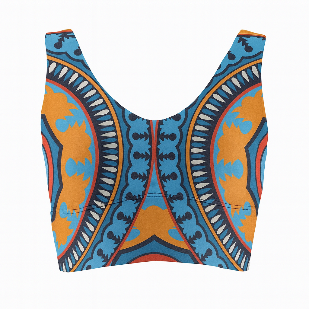 Nala Womens African Inspired SPORTS BRA