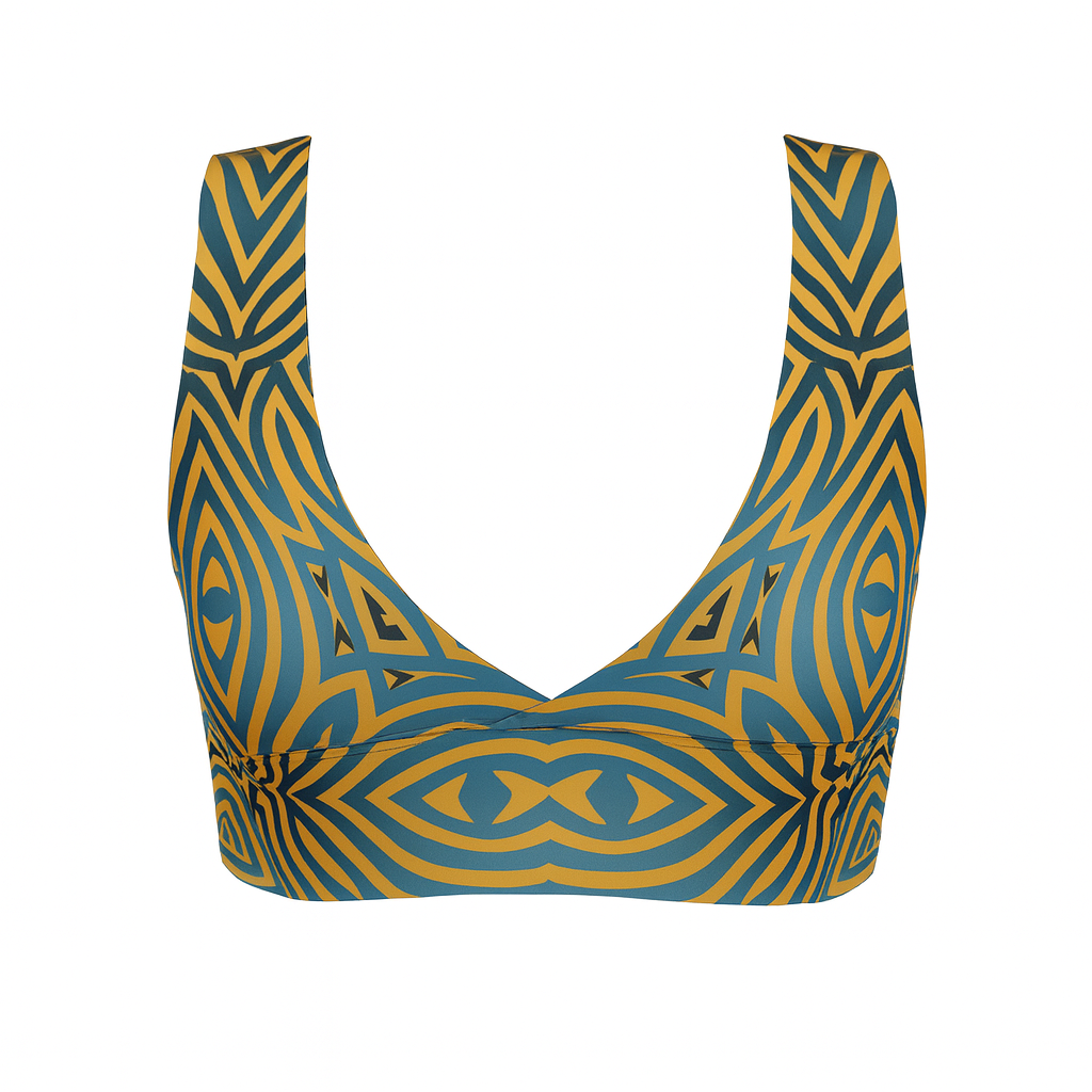 Maka Womens African Inspired SPORTS BRA