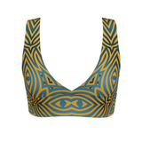 Maka Womens African Inspired SPORTS BRA