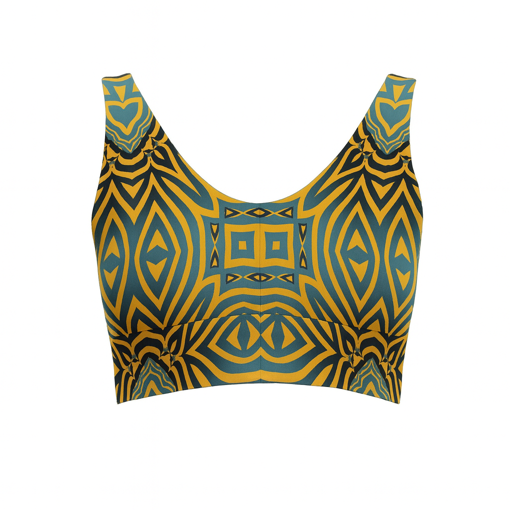 Maka Womens African Inspired SPORTS BRA