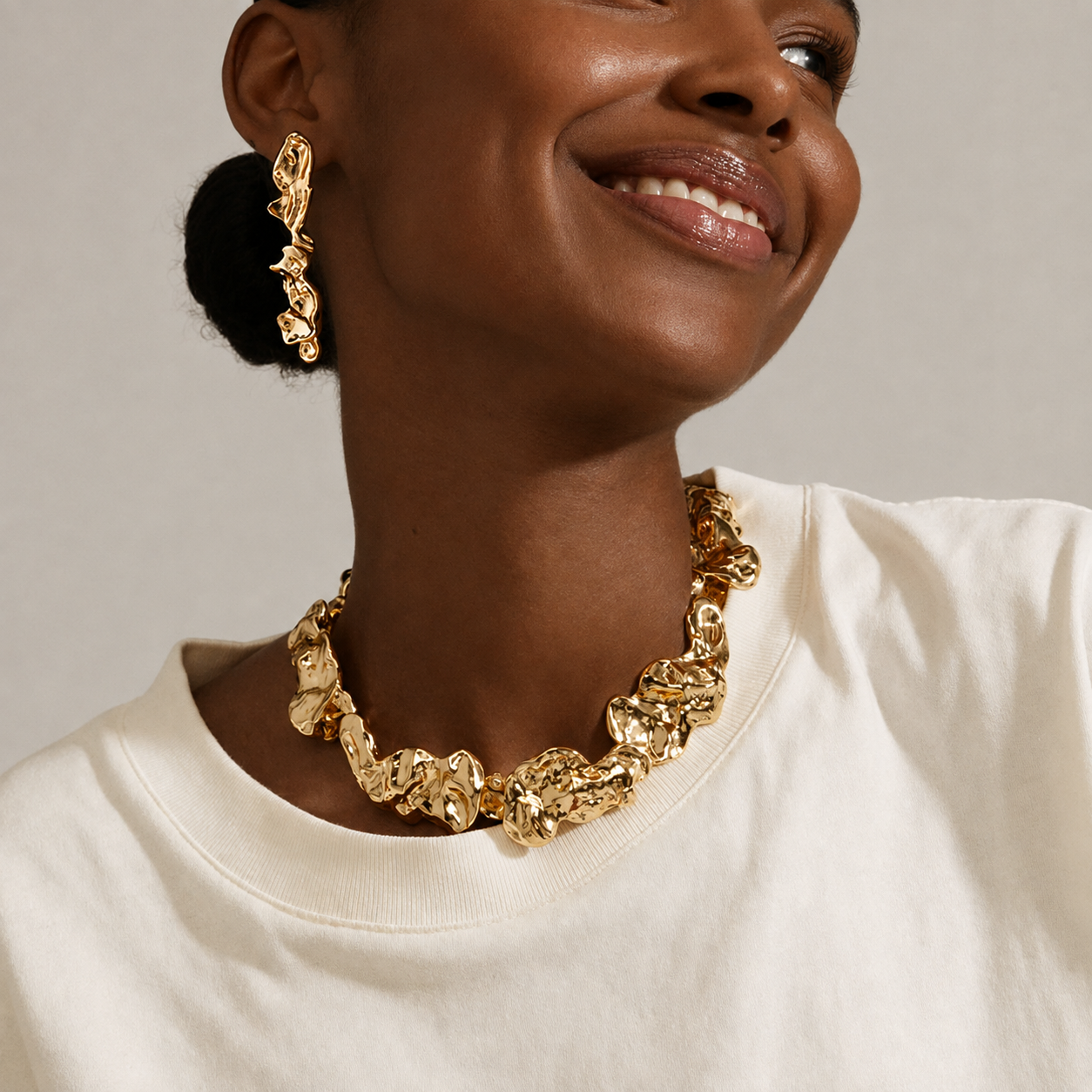 Rhinestone Statement Necklace