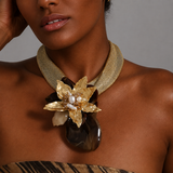 The Sanaa Gilded Bloom Necklace