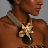 The Sanaa Gilded Bloom Necklace
