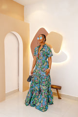Vestido largo caftán Chukwudi