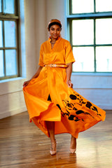Vestido cruzado Cela