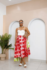 Jupe patchwork Onje Ankara