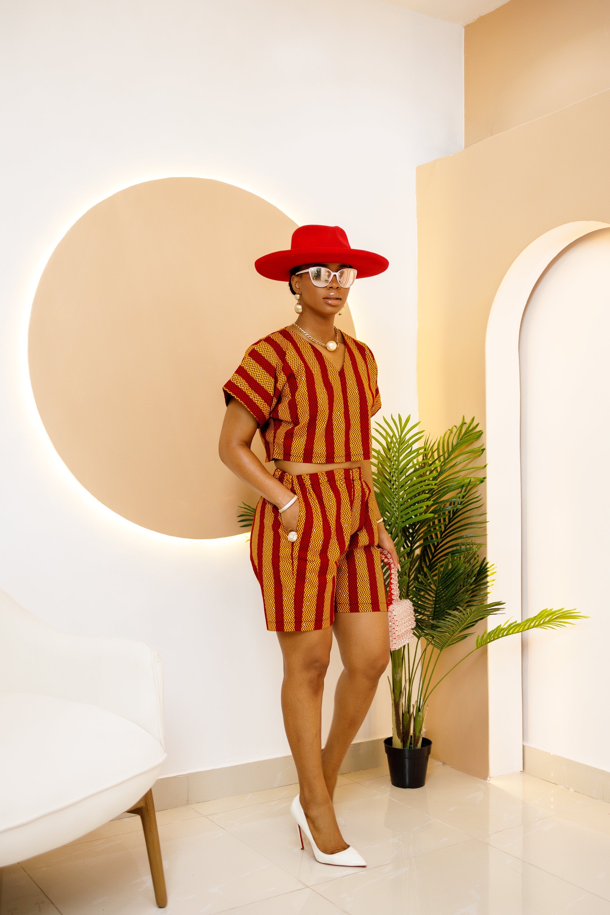 Conjunto de pantalón corto y top Elo