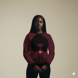 Angi Diva Knit Sweater - Maroon