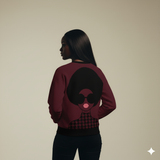 Angi Diva Knit Sweater - Maroon