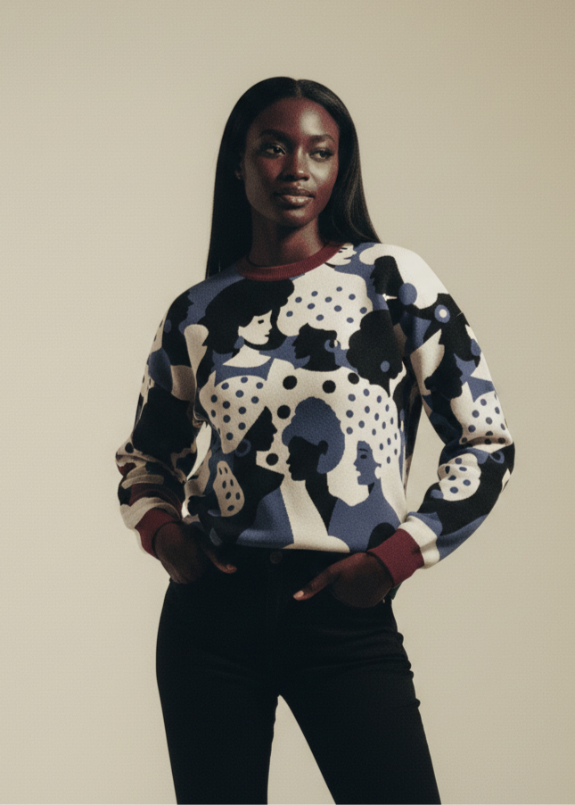 Roaring Mary Knit Sweater - Blue