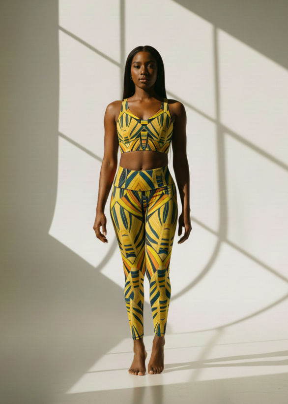 Eshe WOMEN'S African Inspired YOGA LEGGINGS