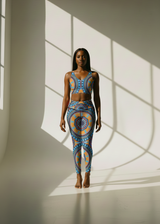 Nala WOMEN'S African Inspired YOGA LEGGINGS