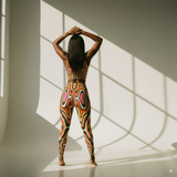 Kene WOMEN'S African Inspired YOGA LEGGINGS