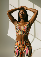 Kene Womens African Inspired SPORTS BRA