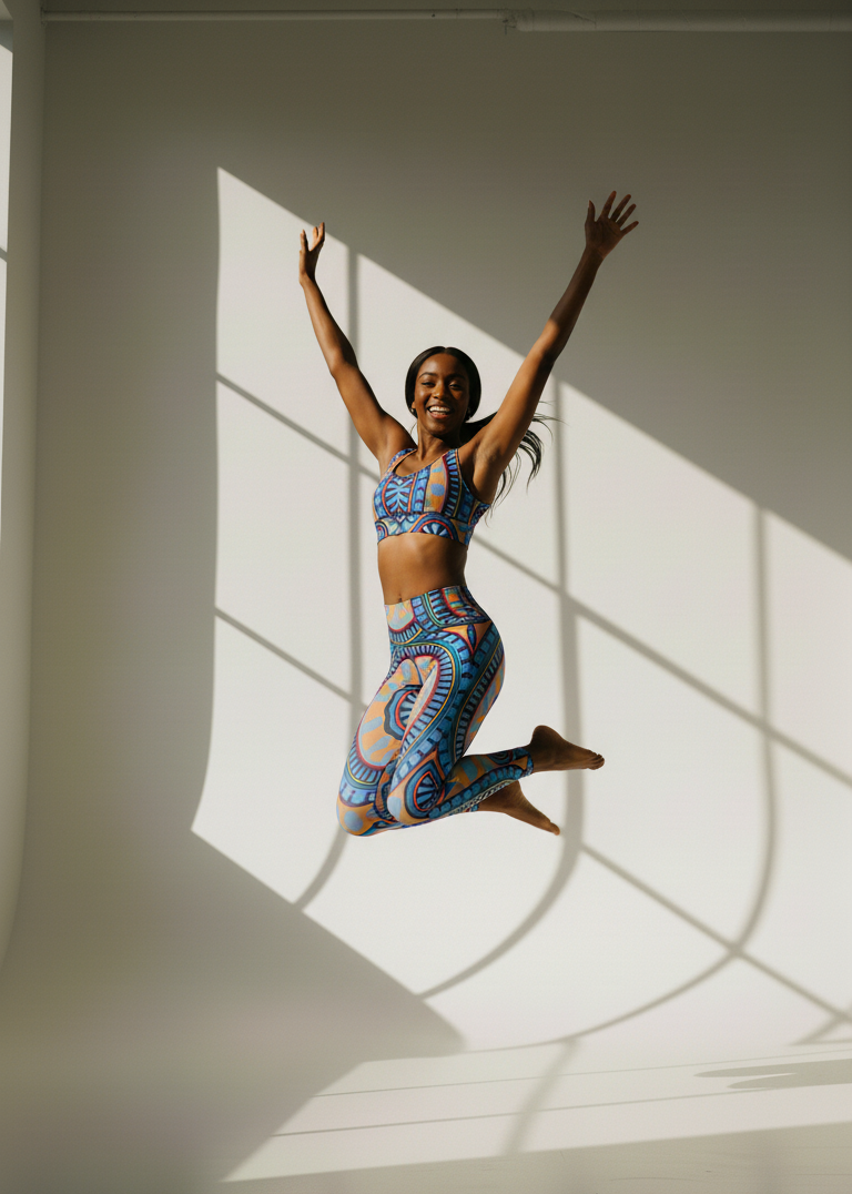 Nala WOMEN'S African Inspired YOGA LEGGINGS