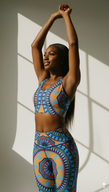Nala Womens African Inspired SPORTS BRA