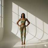 Maka WOMEN'S African Inspired YOGA LEGGINGS
