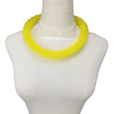 Luxury Mesh Ribbon Choker | Holographic 12-Color Collar Necklace