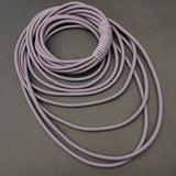 Statement Choker: Luxury Handmade Rubber Necklace for Women