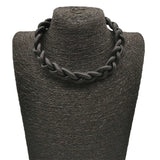 Rubber Choker Necklace - Chic Boho Black Chain for Women