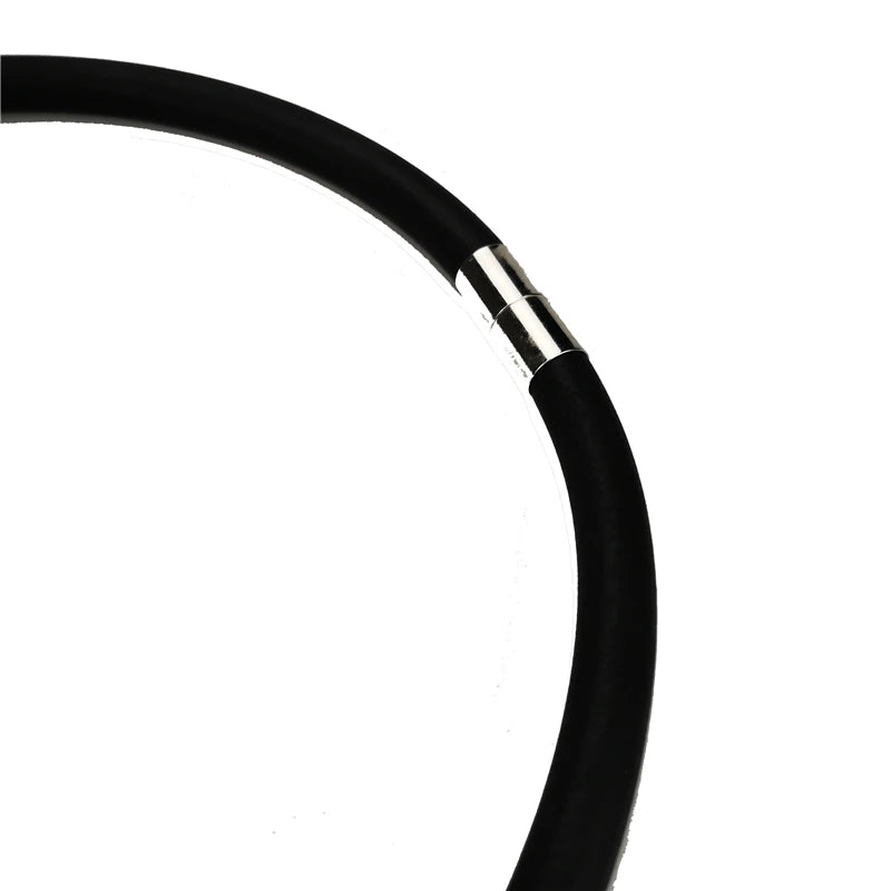 Geometric Rubber Charm Necklace - Punk & Gothic Chic
