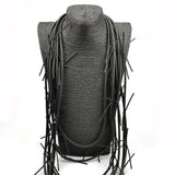 Hyperbole Statement Necklace - Modern Rubber Choker