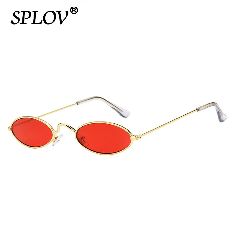 Retro Oval Steampunk Sunglasses - Vintage Street Fashion Eyewear UV400