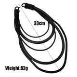Avant-Garde Black Rubber Choker – Modern Punk Edge