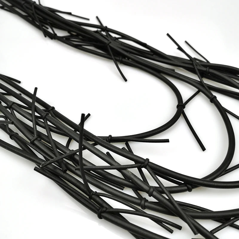 Hyperbole Statement Necklace - Modern Rubber Choker