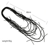 Hyperbole Statement Necklace - Modern Rubber Choker
