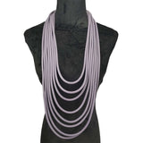 Statement Choker: Luxury Handmade Rubber Necklace for Women