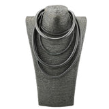 Avant-Garde Black Rubber Choker – Modern Punk Edge