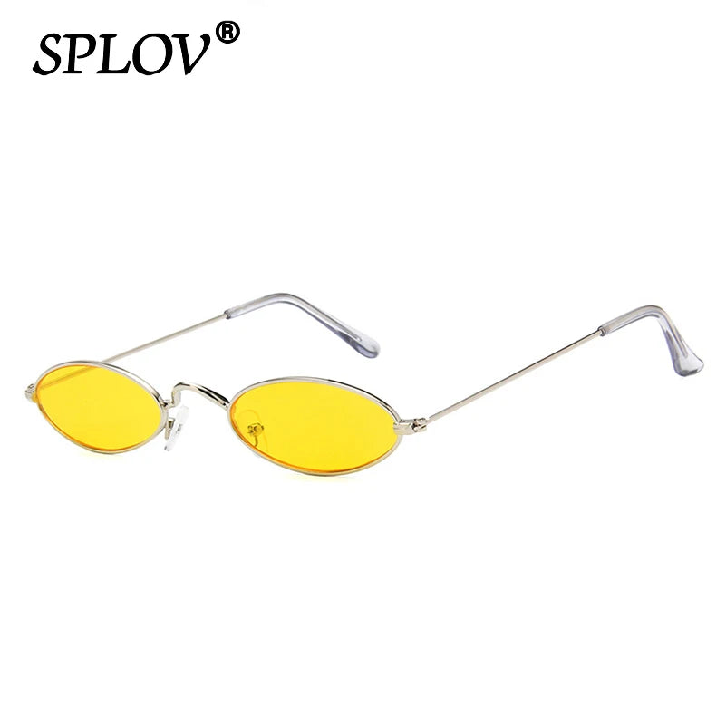 Retro Oval Steampunk Sunglasses - Vintage Street Fashion Eyewear UV400