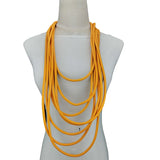 Statement Choker: Luxury Handmade Rubber Necklace for Women
