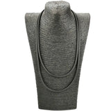 Chic Elastic Rubber Choker Necklace - Modern Handcrafted Jewelry