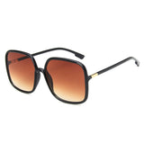 Chic Oversized Square Vintage Sunglasses - Luxury Women's UV400 Shades
