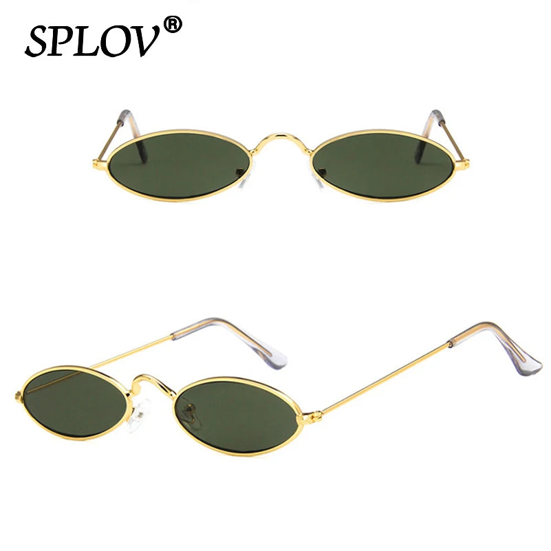 Retro Oval Steampunk Sunglasses - Vintage Street Fashion Eyewear UV400